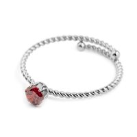 Anello Marlù Donna Time to in Acciaio Cristallo 18AN115R-S - 18AN115R-S